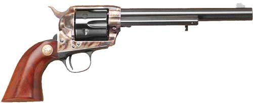CIMARRON P-MODEL 38SP/357MAG – PW FS 7.5″ CC/BLUED WALNUT