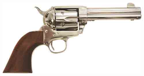 CIMARRON FRONTIER 38SPL/357MAG – PW FS 4.75″ STAINLESS WALNUT