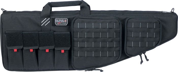 GPS TACTICAL AR CASE 35″ BLACK – W/ HANDGUN HOLDER