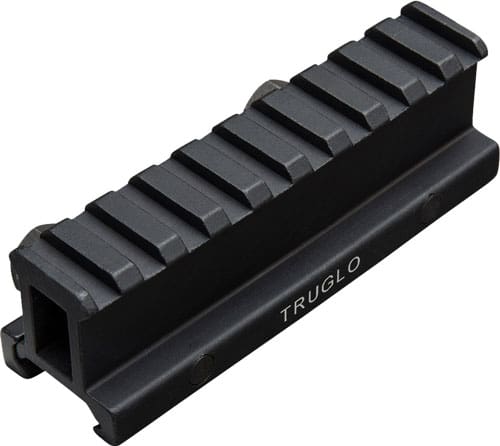 TRUGLO 1-PIECE PICATINNY RISER – MOUNT 1″ RISE 4″ LENGTH