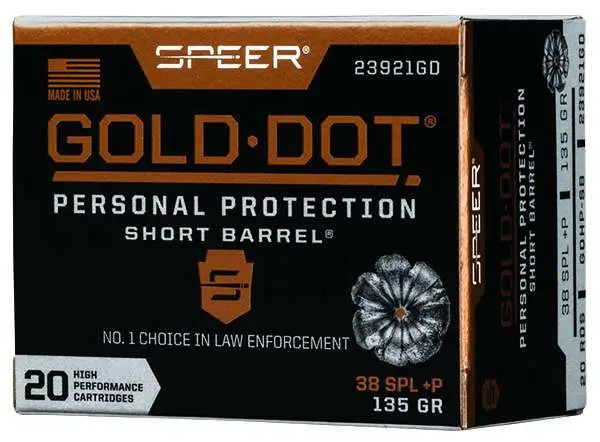 SPEER 38 SPL+P 135 GR GDHP SHORT BARREL 20 RD/BX 10 BX/CS - Image 4