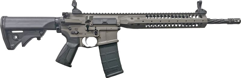 LWRC IC-SPR BILLET 5.56 NATO - 16" 30RD GREY W/ BLACK STOCK - Image 2