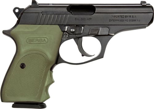 BERSA THUNDER 380ACP FS 7+1 - SHOT COMBAT B.MATTE/OD GREEN - Image 2