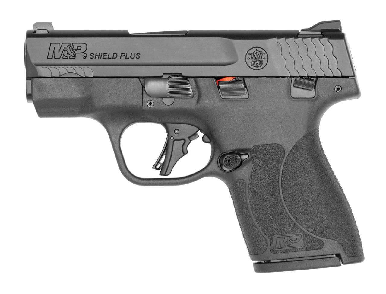 SMITH & WESSON M&P 9 SHIELD PLUS T.S. BLK 9MM 3.1" 2-10RD COMPLIANT
