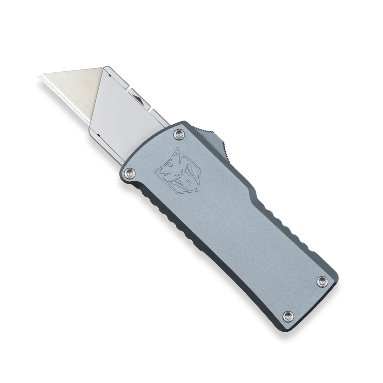COBRATEC OTF UTILITY KNIFE GRAY 3.2OZ 3.375" HANDLE
