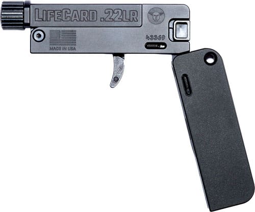 TRAILBLAZER LIFECARD 22LR - SINGLE SHOT POLY THREADED BLK