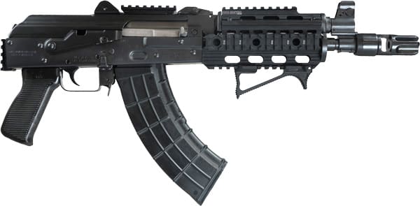 ZASTAVA ZPAP92 PISTOL 7.62X39 - W/NIGHT BREAK QUAD RAIL BLACK