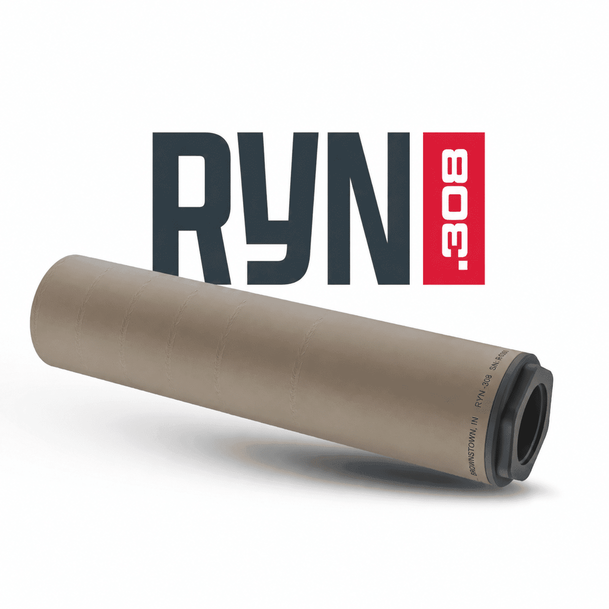 ONE HORSE RYN .30 TITANIUM SUPPRESSOR FDE